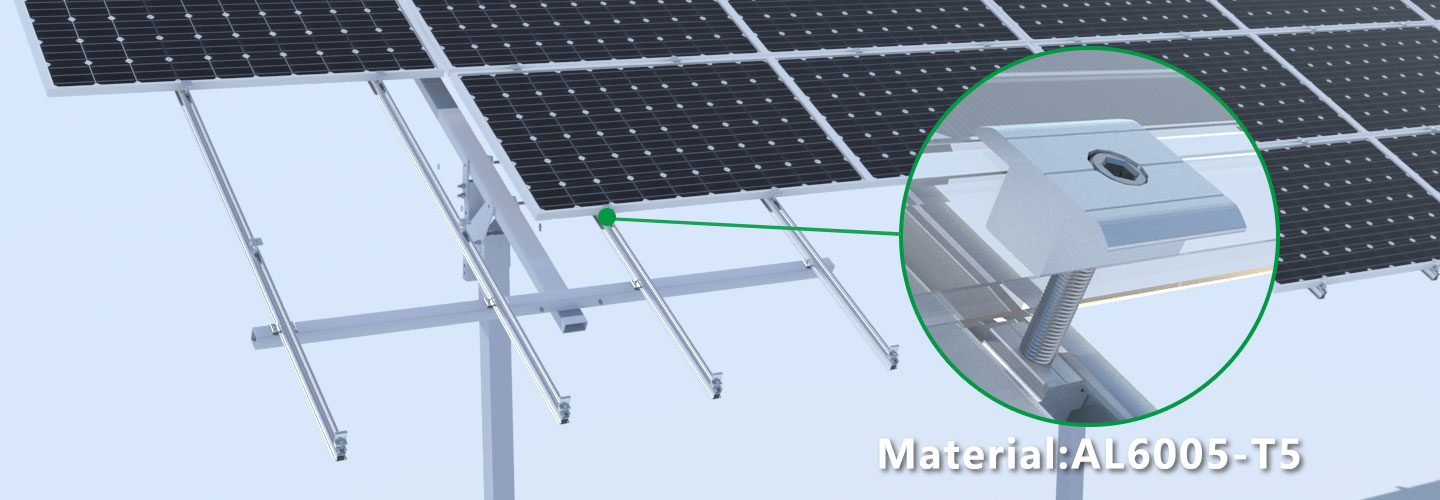 china solar panel pole mounting system