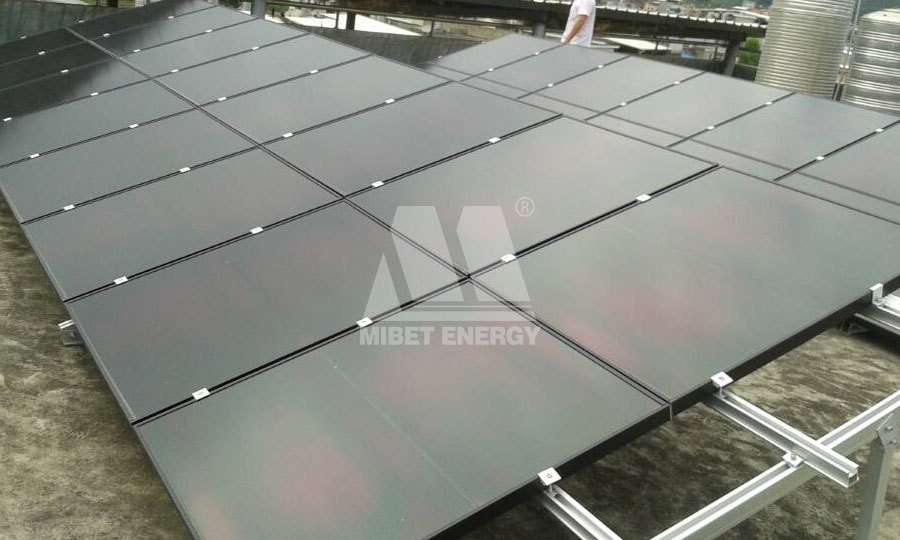 أقواس تركيب سقف الألواح الشمسية في الصين