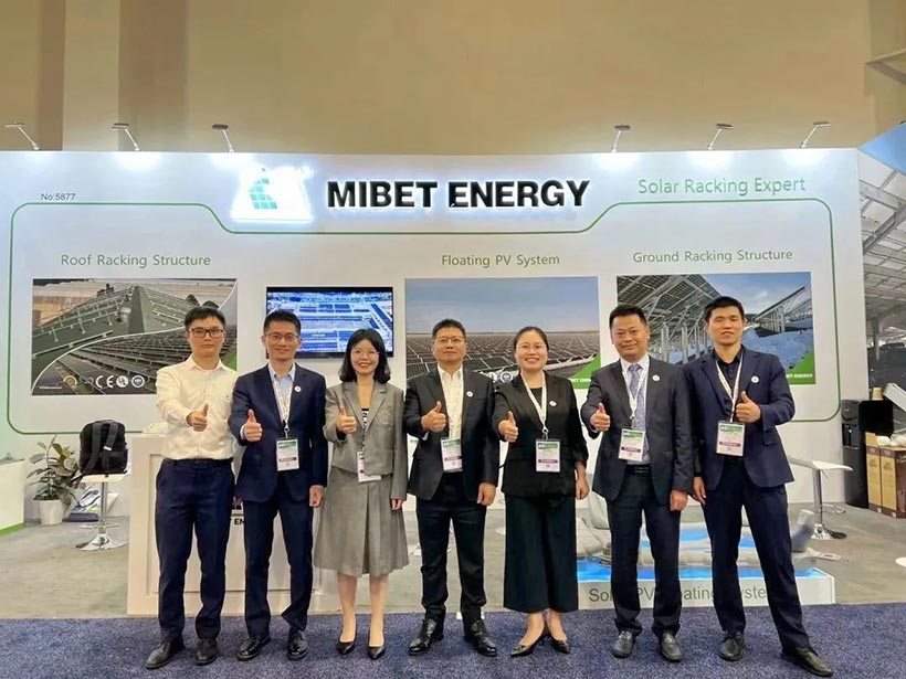 Mibet Energy: عرض منتجات الهياكل الشمسية المتميزة في RE+ 2023