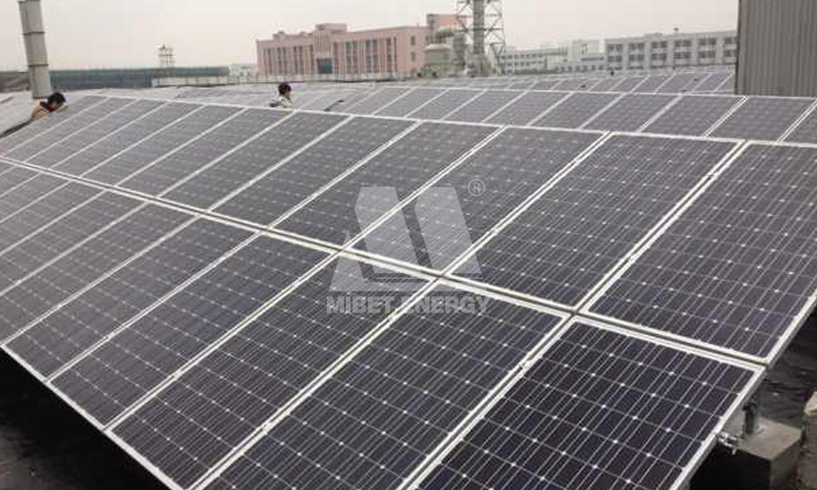 أنظمة تركيب سقف الألواح الشمسية في الصين