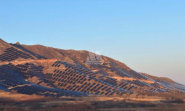 دعامات Mibet المصنوعة من الفولاذ الكربوني لمشروع Huludao 80MW