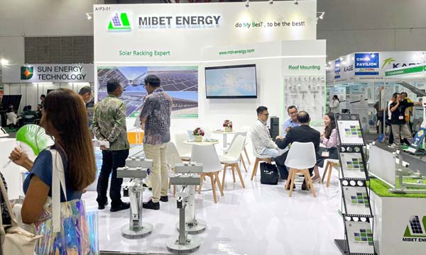 Mibet في معرض Solartech اندونيسيا
